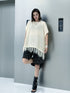 Fringe Knit Oversize Top